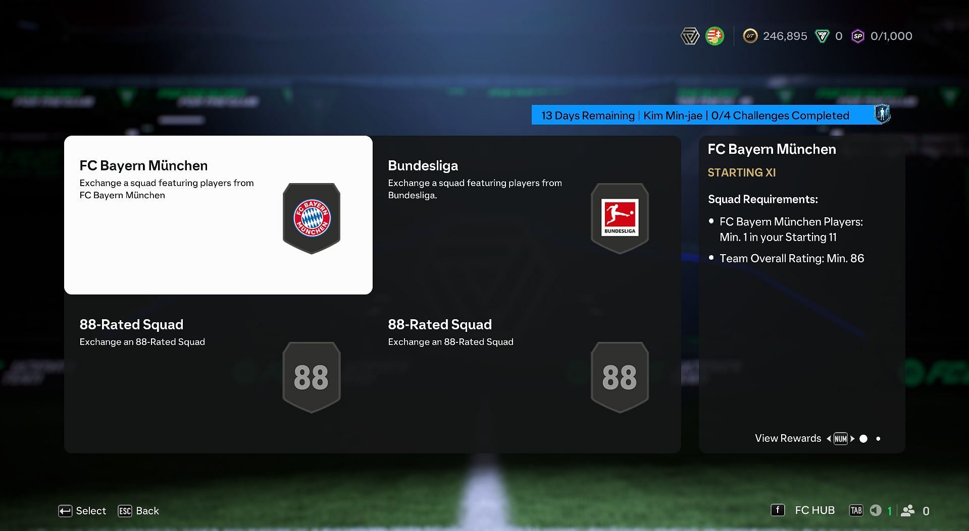 Tasks and cheapest solutions to complete Kim Min Jae TOTS HM SBC (Image via EA Sports)